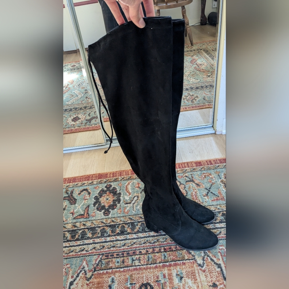 Elegant Black Over-the-Knee Boots